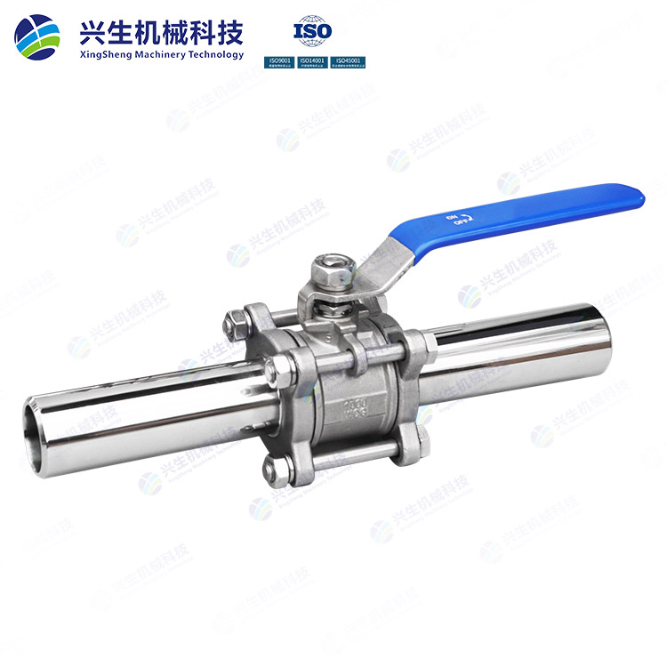 三片式加長桿球閥