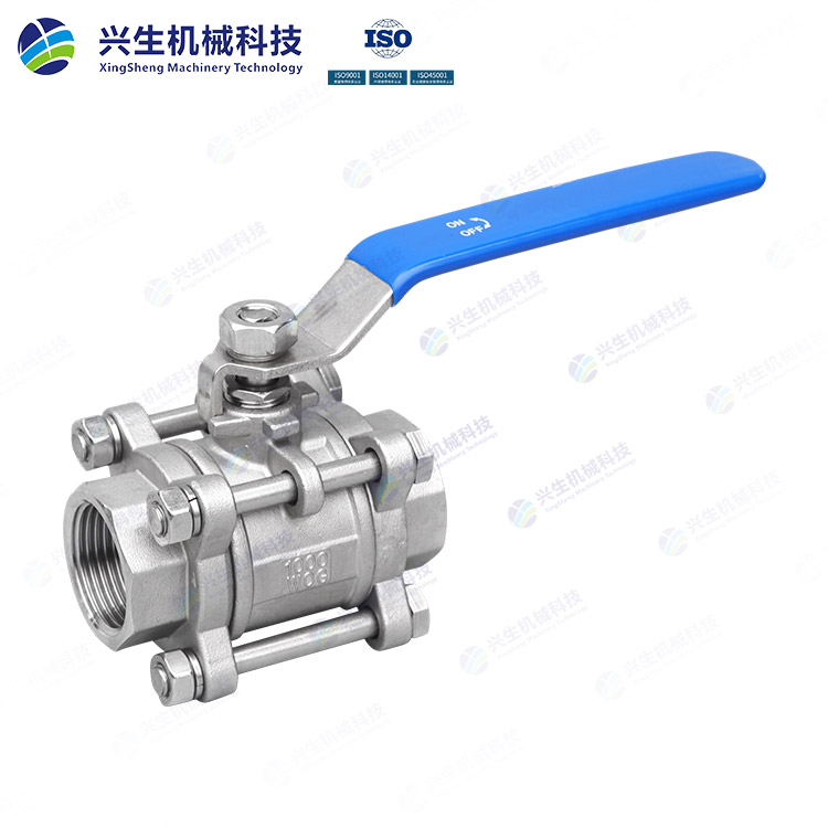 三片式絲扣球閥