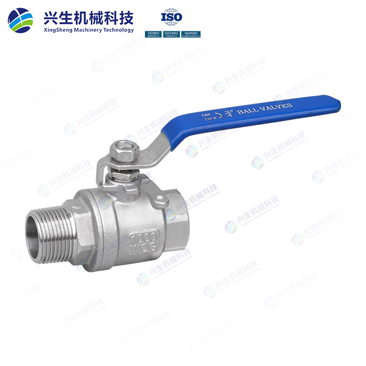 二片式內外絲球閥