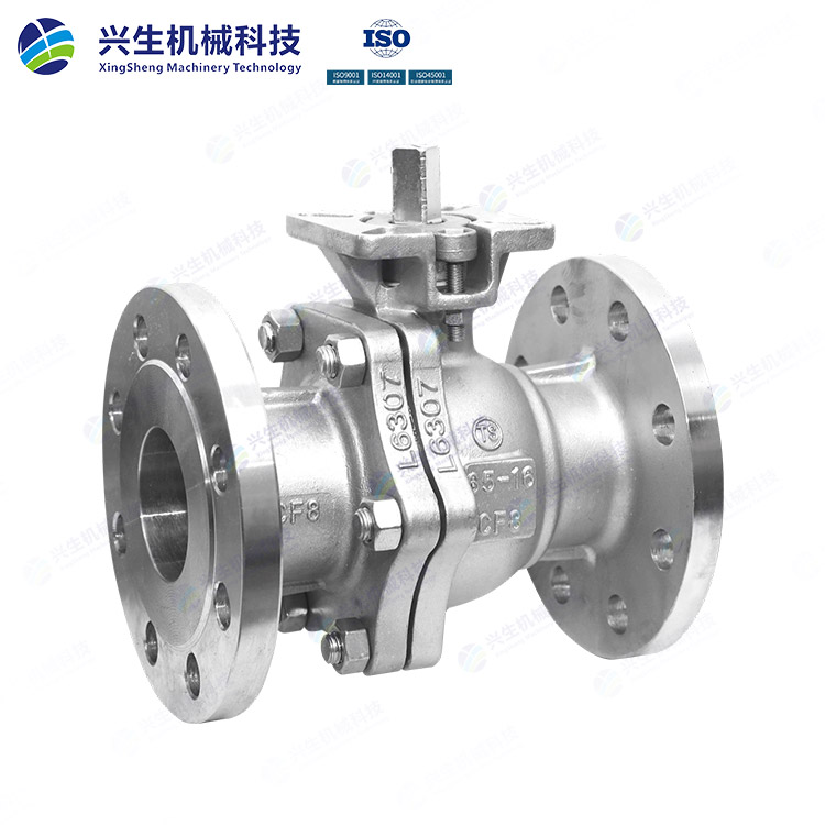 二片式國標壓蓋高平臺法蘭球閥